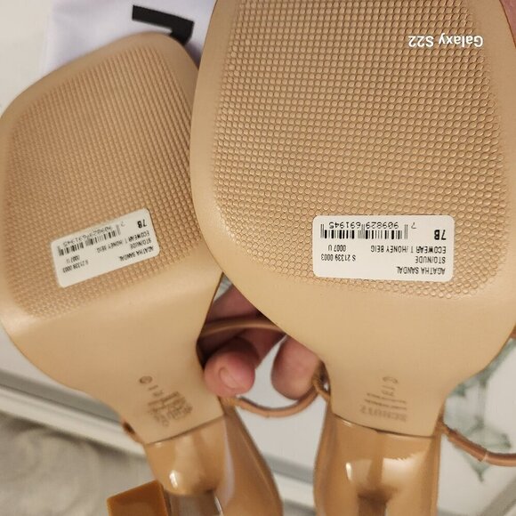 SCHUTZ Agatha Open Toe High Heel Sandals Women's - Honey Beige. Various - Picture 11 of 14